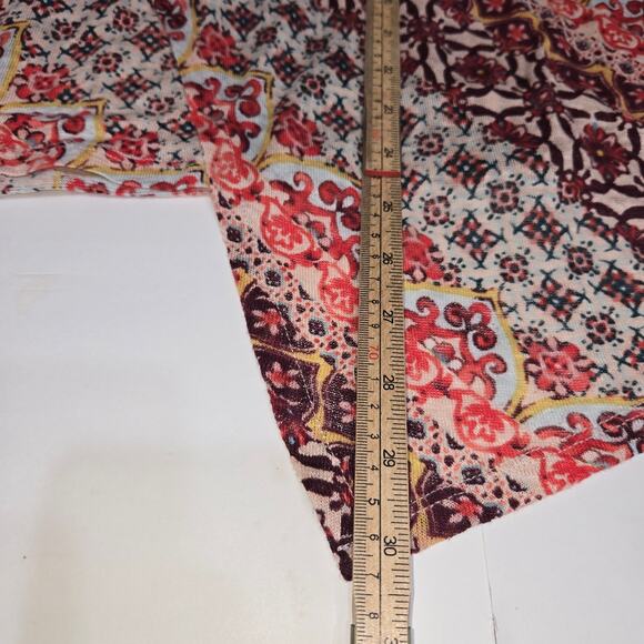 Sundance Womens Small 100% Linen Top Asymmetrical Hem Festival Boho Casual Chic - Picture 7 of 10